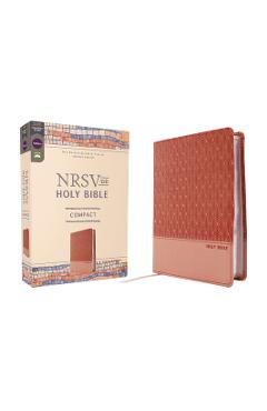 Nrsvue, Holy Bible, Compact, Leathersoft, Peach, Comfort Print -