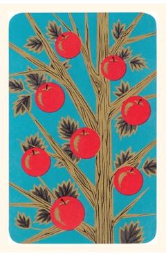Vintage Journal Stylized Apples on Tree -