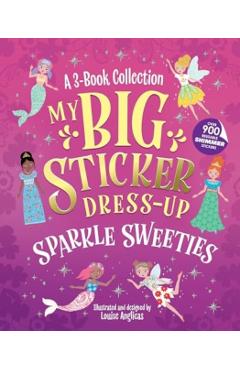 My Big Sticker Dress-Up: Sparkle Sweeties - Louise Anglicas