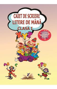 Caiet de scriere litere de mana - Clasa 1 - Dumitrela Costan