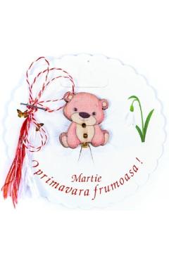ursulet - martisor insingna din lemn