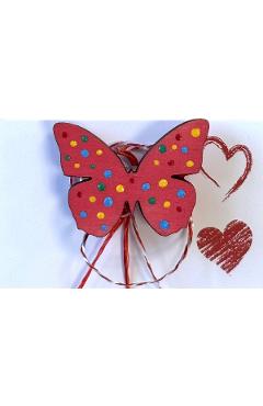 brosa fluture colorat