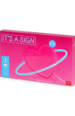 Lampa efect neon: Planet Heart