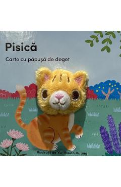 Carte cu papusa de deget: Pisica - Yu-Hsuan Huang - CARTEGO