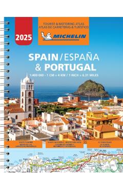 Michelin Spain & Portugal Road Atlas 2025 -