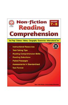 Nonfiction Reading Comprehension Workbook, Grades 7 - 8 - Schyrlet Cameron