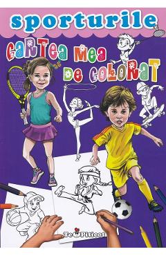 Cartea mea de colorat: Sporturile - TEOPITICOT