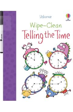 Wipe-Clean Telling the Time - Jessica Greenwell