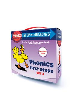 Step Into Reading Set 3 Phonics First Steps Box Set: Includes 8 Easy-To-Decode Books and Parent Guide -