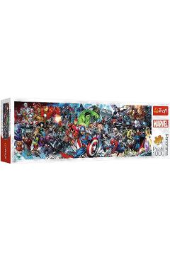 Puzzle 1000 Panorama: Disney Marvel. Universul Avengers