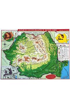 Harta Romaniei A3 - Marius Lungu - CARTA ATLAS GROUP
