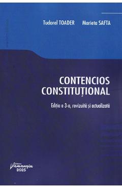 Contencios constitutional - Tudorel Toader, Marieta Safta