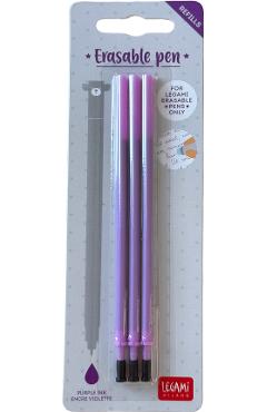 Set 3 rezerve pix cu stergere. Purple