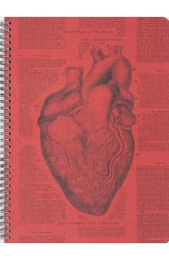 Caiet dictando A4 cu spirala: Anatomical Heart