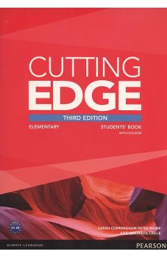 Cutting Edge Third Edition Elementary Students Book With DVD-ROM - Sarah Cunningham, Peter Moor, Chris Redston, Araminta Crace