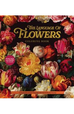 Language of Flowers Coloring Book -
