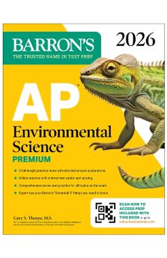 AP Environmental Science Premium, 2026: Prep Book with 5 Practice Tests + Comprehensive Review + Online Practice -