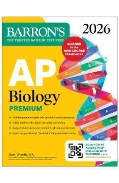 AP Biology Premium, 2026: Prep Book with 6 Practice Tests + Comprehensive Review + Online Practice -