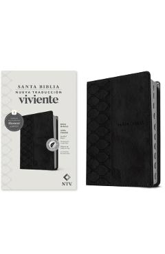 Biblia Manual Ntv, Letra Grande Con Filament (Sentipiel, Negro, Índice, Letra Roja) -