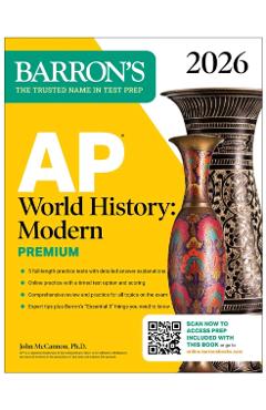 AP World History: Modern Premium, 2026: Prep Book with 5 Practice Tests + Comprehensive Review + Online Practice -