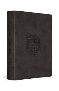 ESV Men's Study Bible (Trutone, Charcoal, Shield Design) - Ray Ortlund