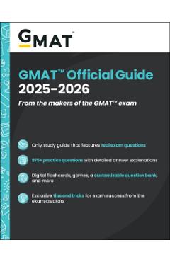 GMAT Official Guide 2025 - 2026: Book + Online Question Bank -
