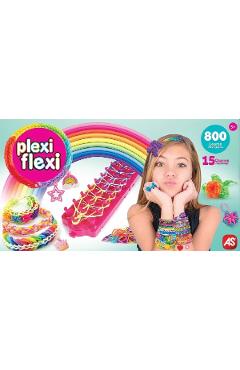 Joc creativ: Trusa cu 800 elastice din cauciuc