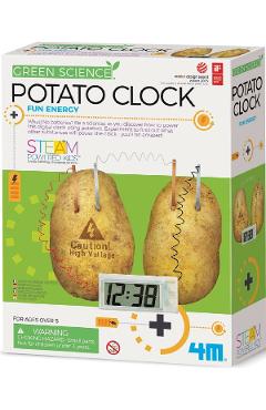 Set STEM: Potato Clock. Stiinta verde
