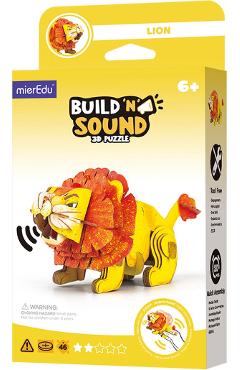 Puzzle 3D cu sunet: Leu