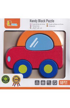 Puzzle din lemn: Masina