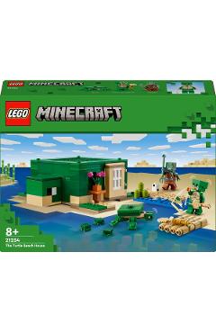Lego Minecraft. Casa de pe plaja testoaselor