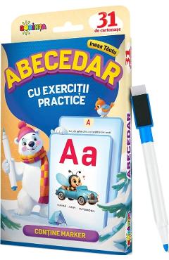 Abecedar cu exercitii practice. 31 de cartonase - Inesa Tautu - DORINTA