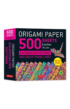 Origami Paper 500 Sheets Kaleidoscope Patterns 6 (15 CM): Tuttle Origami Paper: Double-Sided Origami Sheets Printed with 12 Different Designs (Instruc -