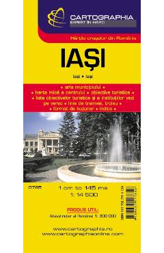 Iasi. Harta orasului - CARTOGRAPHIA