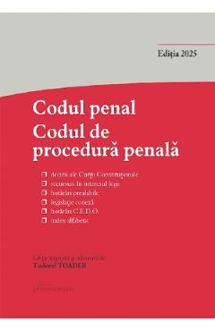Codul penal. Codul de procedura penala Act.17 martie 2025 - Tudorel Toader - HAMANGIU