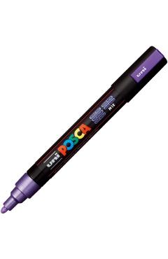 Marker Violet metalizat Uni PC-5M