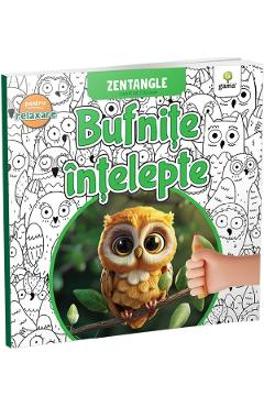 Bufnite intelepte. Carte de colorat