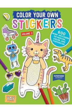 Color Your Own Stickers, Volume 2: Trade Edition Volume 2 -