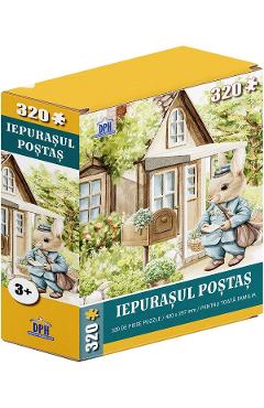 Puzzle 320 piese. Iepurasul postas