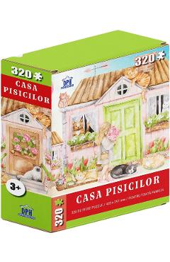 Puzzle 320 piese. Casa pisicilor