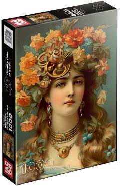 Puzzle 1000: Girl with Flower Crown
