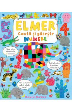 Elmer cauta si gaseste numere - David McKee