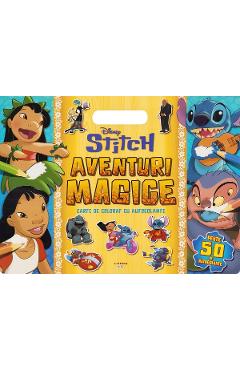 Disney. Stitch: Aventuri magice. Carte de colorat cu autocolante