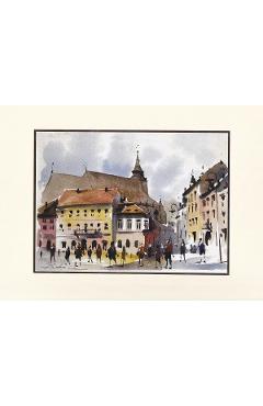 Reproducere pe carton mare crem. Brasov Nr.1