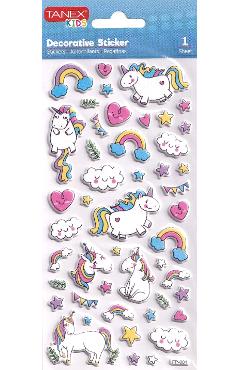 Stickere decorative. Puffy unicorns