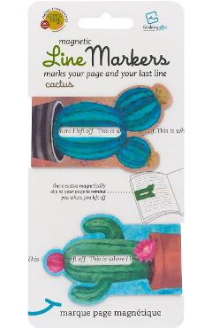 Set semne de carte magnetice: Cactus