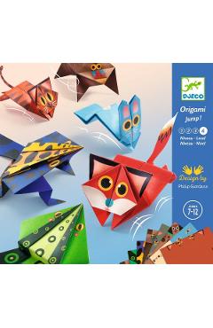 Joc creativ origami. Animale saltarete