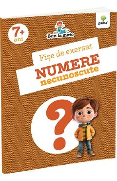Fise de exersat. Numere necunoscute. Bun la mate 7 ani+ - GAMA