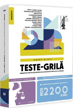Teste-grila. Minispete pentru examenele de admitere in profesiile juridice. Drept civil - Florin Motiu - UNIVERSUL JURIDIC