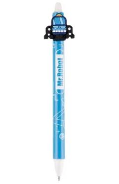 Pix roller cu stergere. Robot albastru